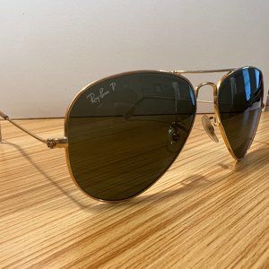 Ray-Ban Polarized Aviator Sunglasses